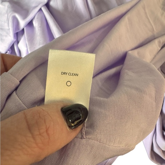 Helsa - NWT Constantina Jersey Dress With Bow in Amethyst Sz XL - Picture 11 of 11